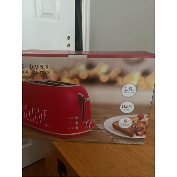 Rae Dunn Believe Toaster - Picture 2 of 3
